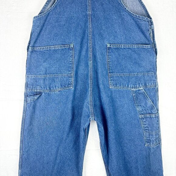 OshKosh B'Gosh Vintage Men's Carpenter Overall Bibs Size 42 Union Made Vestbak - Picture 8 of 10
